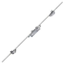 DOMUS 94430 30mm Κλειδαριά ασφαλείας 3ων σημείων, κυλίνδρου με μαχαιρωτές γλώσσες