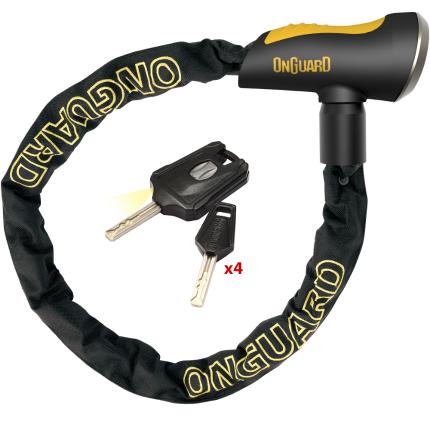 Αλυσίδα ONGUARD Mastiff 8020 1,1m Ατσάλινη με Λουκέτο μοτοποδηλάτων-0